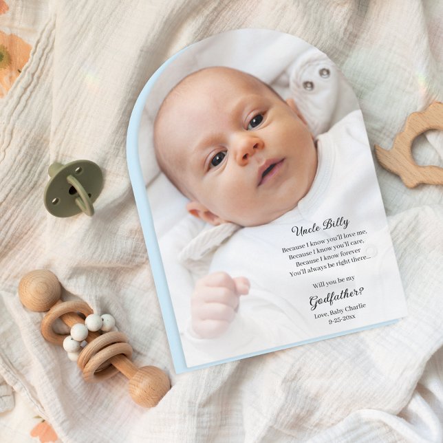 Be My Godfather Proposal Photo Arch Invitation (Creator Uploaded)