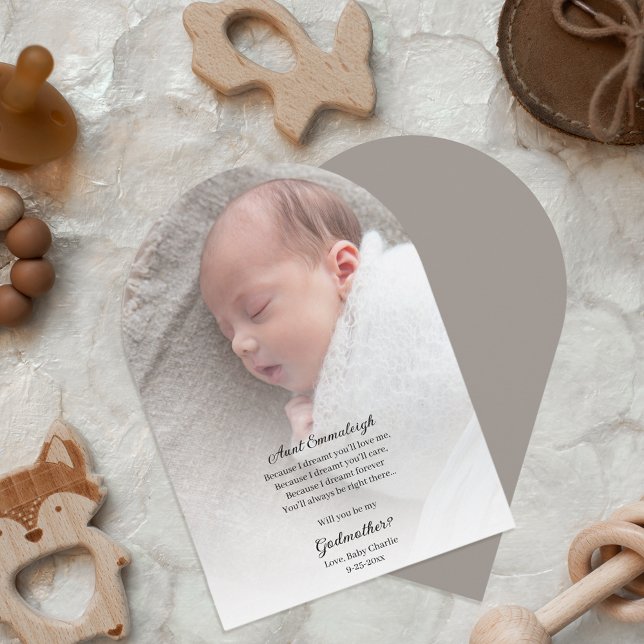 Be My Godmother Proposal Dream Photo Invitation (Creator Uploaded)