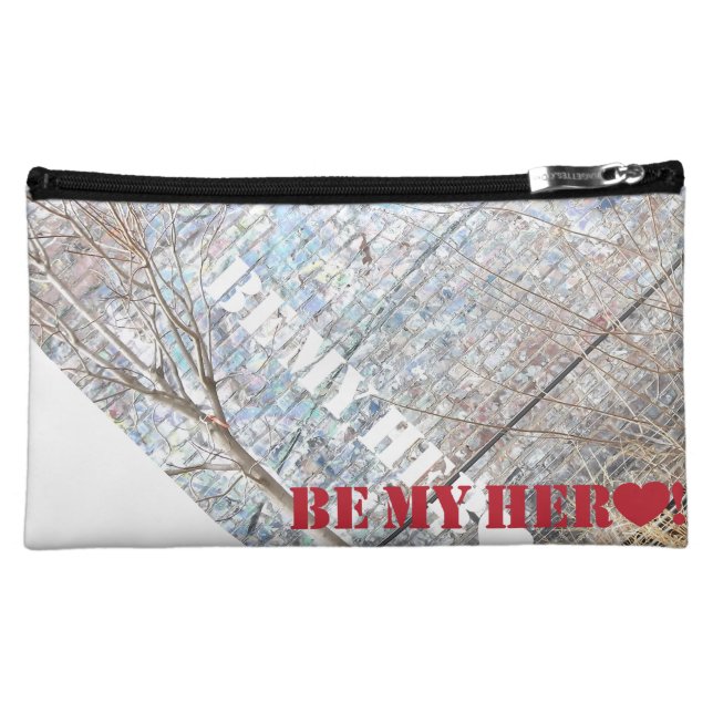 Be My Hero! Cosmetic Bag (Front)