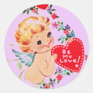"BE MY LOVE" Valentine's Day Sticker