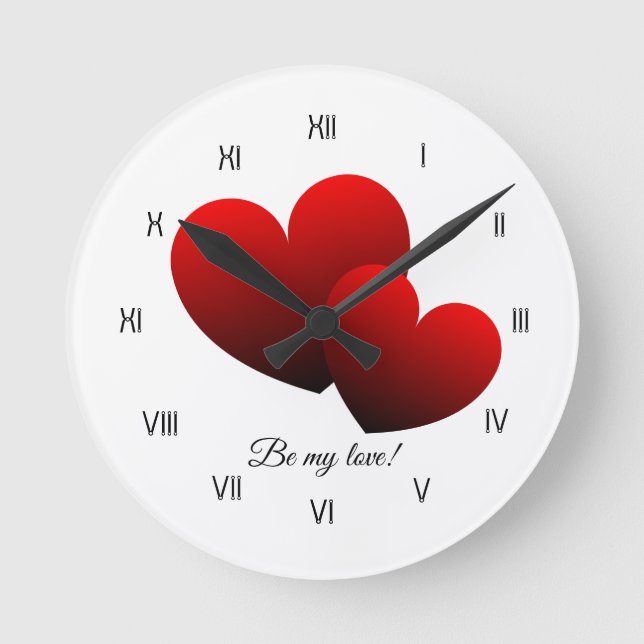 Be my love Watch Round Clock (Front)