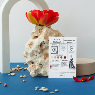 Be my maid of honour calendar proposal + Info card