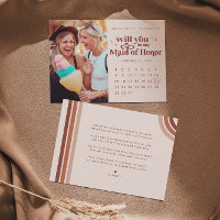 Be My Maid of Honour | Photo & Calendar