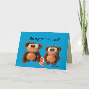 Be My Prime Mate Love Valentine's Day Card