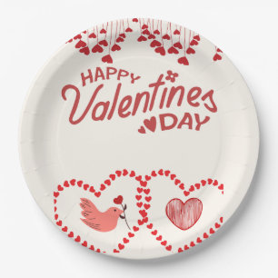 Be My Valentine: A Day of Love and Romance Paper Plate