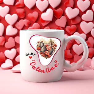 Be My Valentine? - Amour Two-Tone Coffee Mug