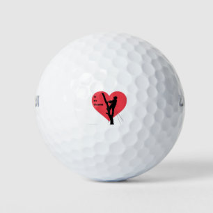 Be My Valentine Arborist Tree Surgeon Chainsaw Golf Balls