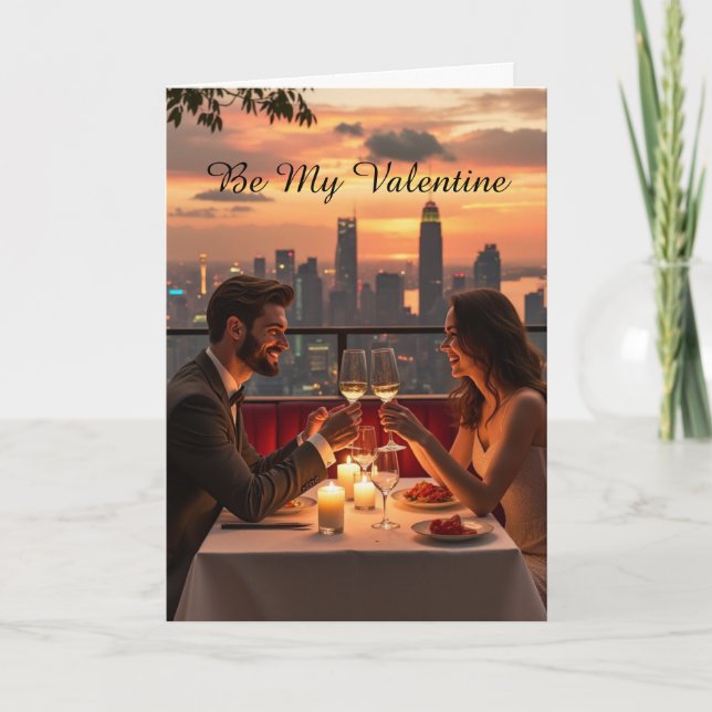 Be My Valentine Card (Front)