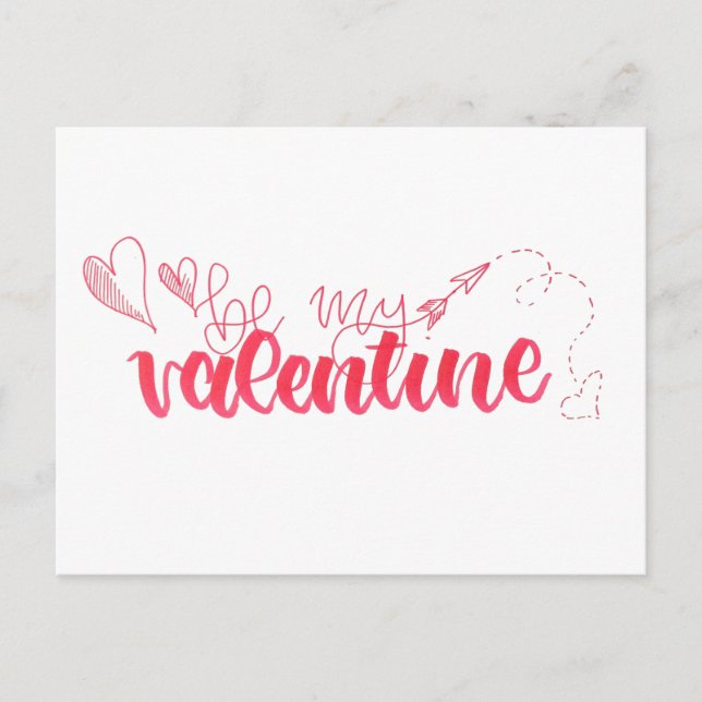 Be My Valentine card (Front)