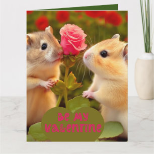 Be my Valentine      Card