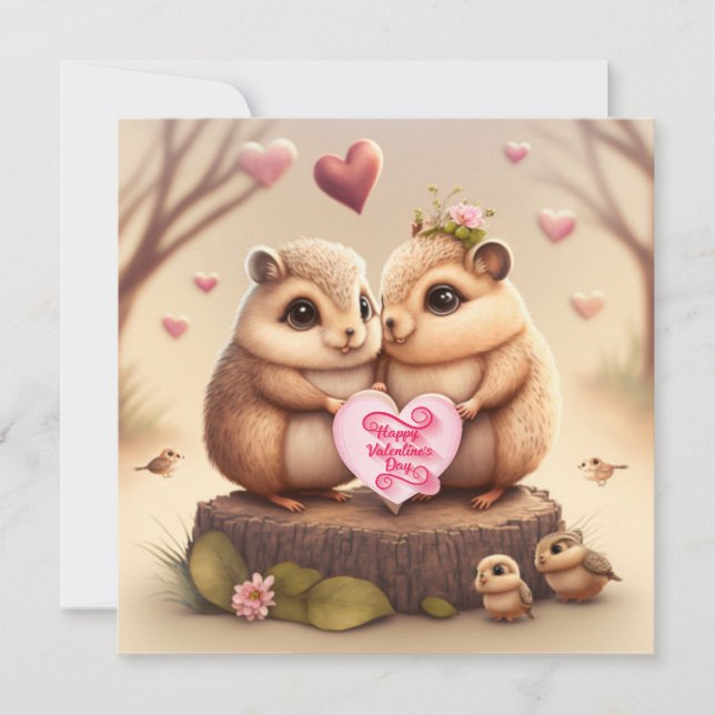 Be my Valentine        Card (Front)