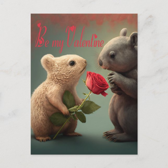 Be my Valentine      Card (Front)