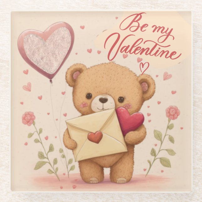 Be my Valentine     Coaster (Front)