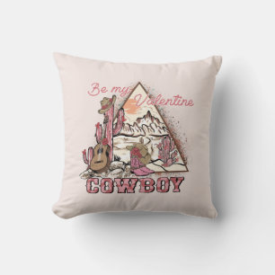 Be My Valentine - Cowboy Western Country Cushion