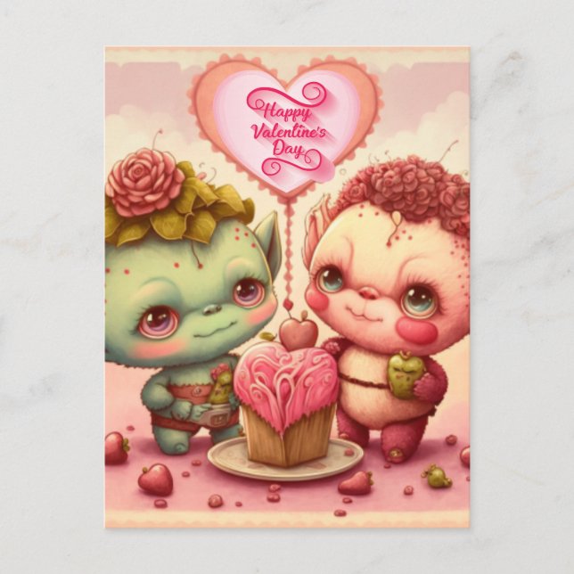 Be my valentine custom card (Front)