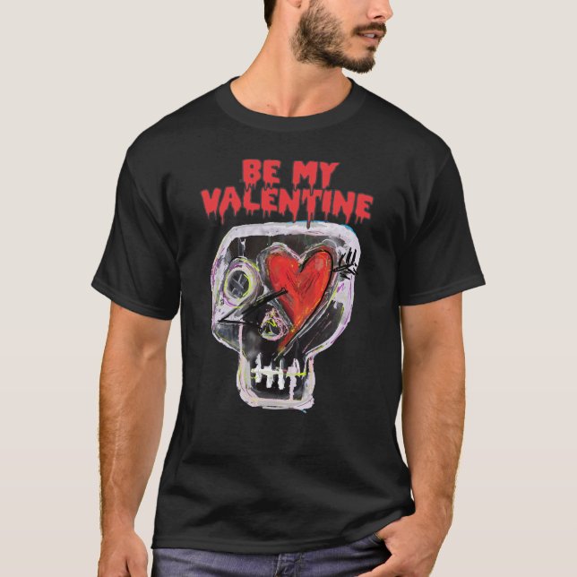 BE MY VALENTINE Dark Shirts (Front)