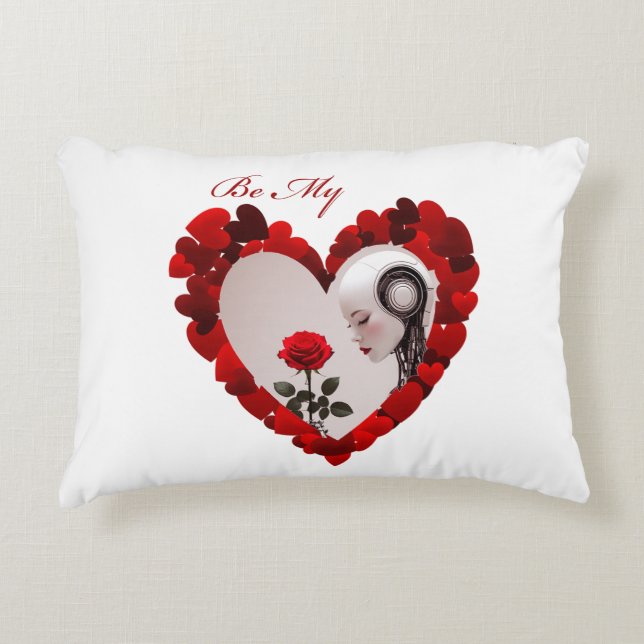 Be My Valentine ❤️ Decorative Cushion (Front)