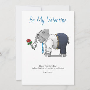 Be My Valentine Holiday Card