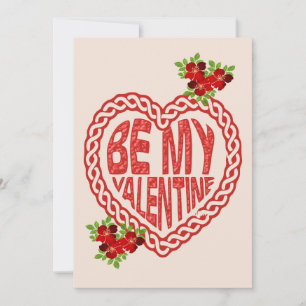 Be My Valentine Holiday card