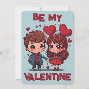 Be My Valentine Holiday Card