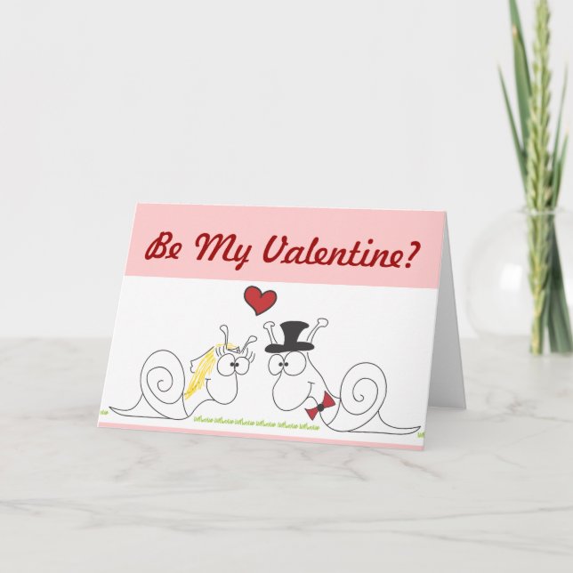 Be my Valentine? Holiday Card (Front)