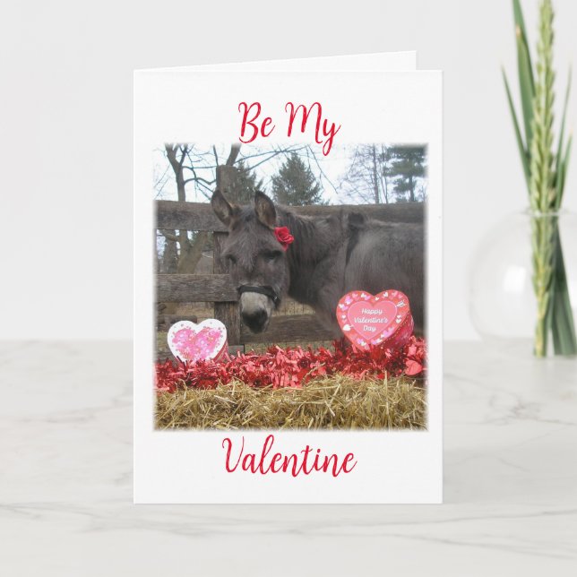 "Be My Valentine!" Holiday Card (Front)