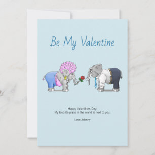 Be My Valentine Holiday Card