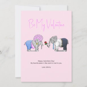 Be My Valentine Holiday Card