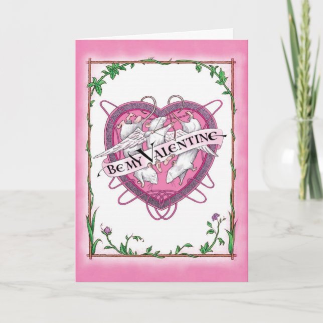 Be My Valentine Holiday Card (Front)