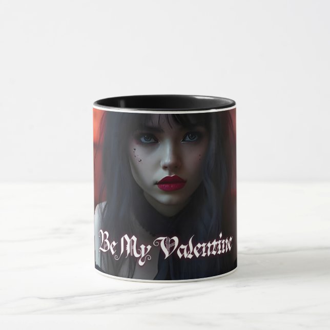Be My Valentine in Dark Romance Mug (Center)