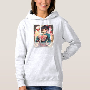 Be My Valentine in Manga Style 31470 Hoodie