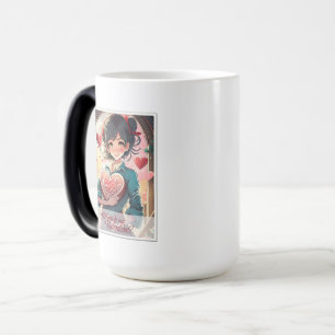 Be My Valentine in Manga Style 31470 Magic Mug