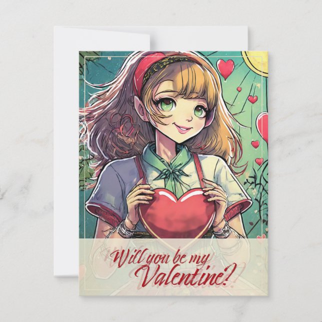 Be My Valentine in Manga Style 33419 (Front)