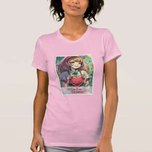 Be My Valentine in Manga Style 33419 T-Shirt
