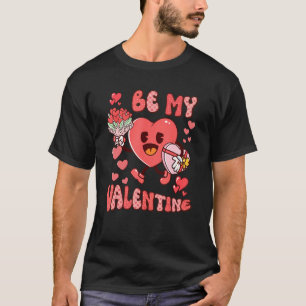 Be My Valentine Love Heart Valentines Day Xoxo Vda T-Shirt