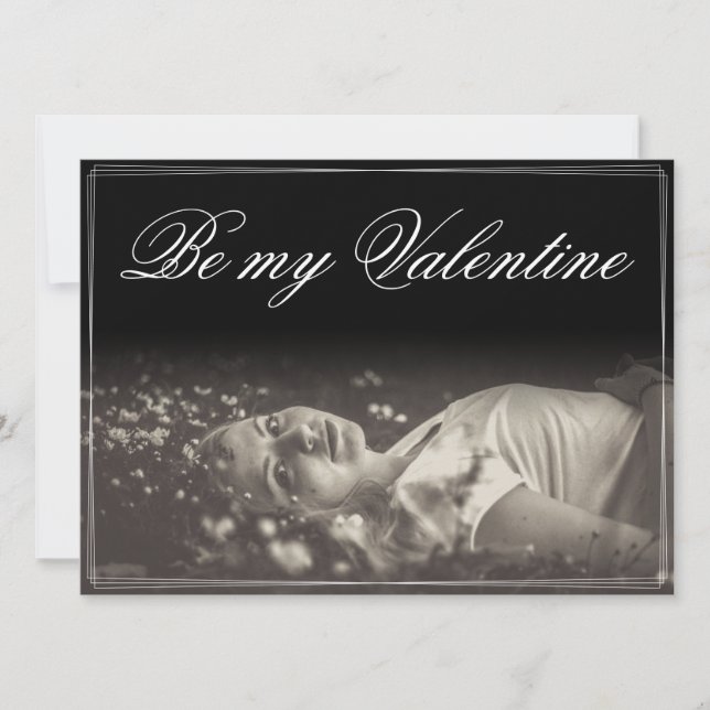 Be my Valentine - lying young woman (Front)