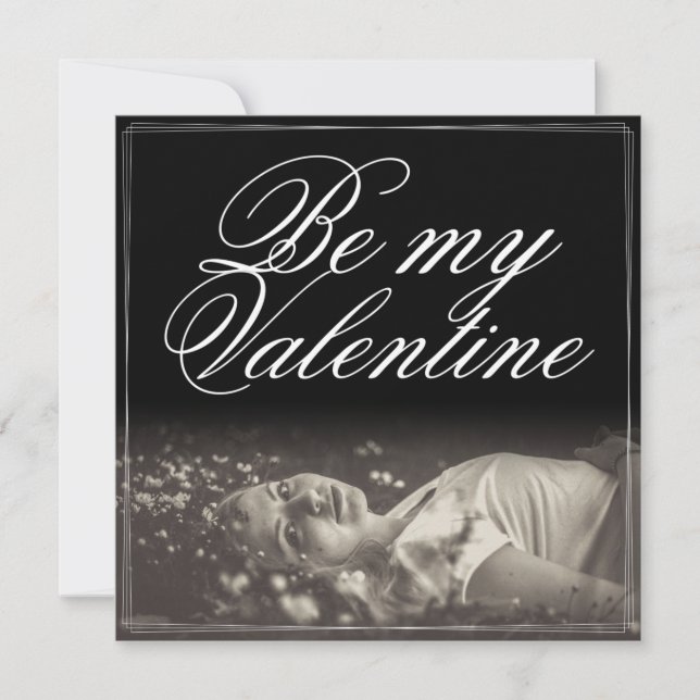 Be my Valentine - lying young woman (Front)