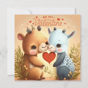 Be my Valentine Magnetic Invitation