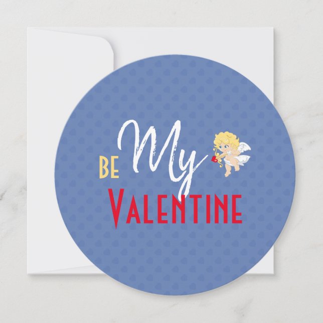 Be My Valentine Personalised Valentine's Day Card (Front)