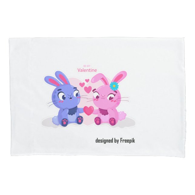 Be my valentine pillowcase (Front)