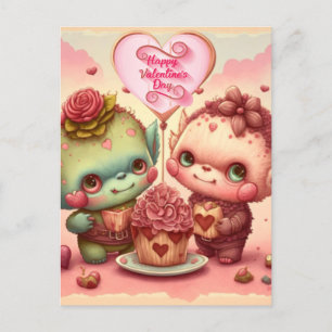 Be my valentine   postcard
