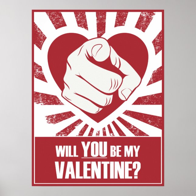 Be My Valentine Poster (Front)