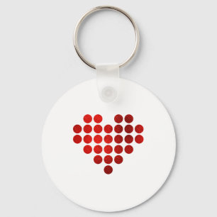 Be My Valentine Red Faux Gold Foil Dots Text T Shi Key Ring