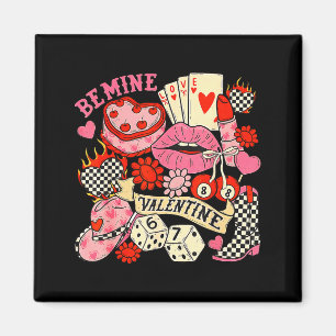 Be My Valentine Retro Coquette Howdy Western Valen Magnet