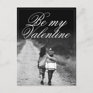 Be My Valentine  - Side by Side Postcard
