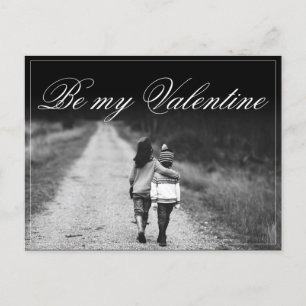 Be My Valentine  - Side by Side Postcard