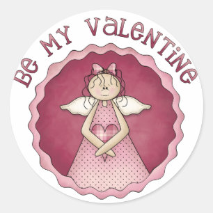 Be My Valentine Stickers