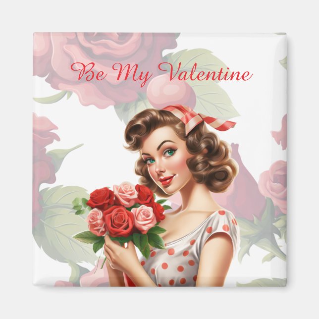 Be My Valentine Sweetheart Magnet  (Front)