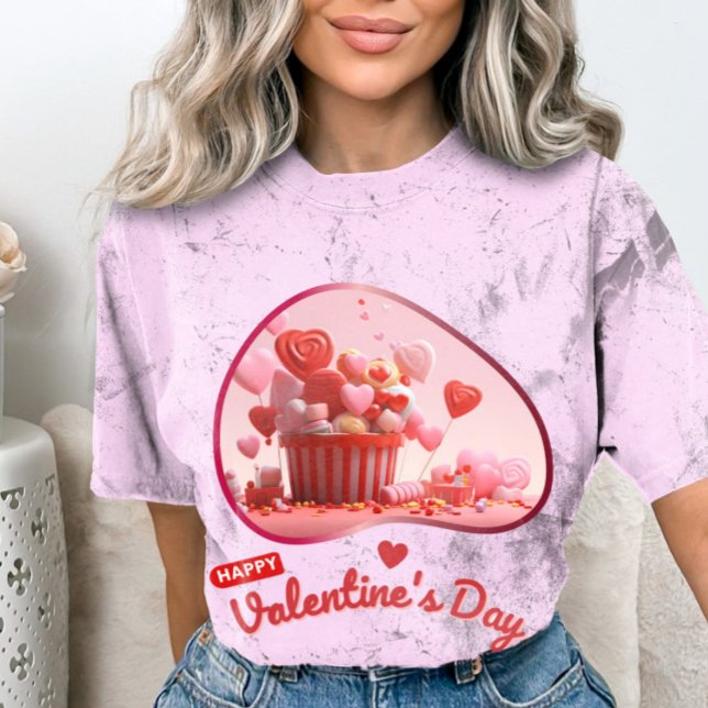 Be My Valentine? - Sweetheart's Embrace T-Shirt (Creator Uploaded)
