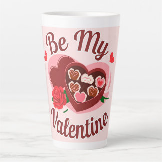 Be my Valentine treats Latte Mug